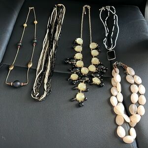 #39 variety material necklaces bundle
